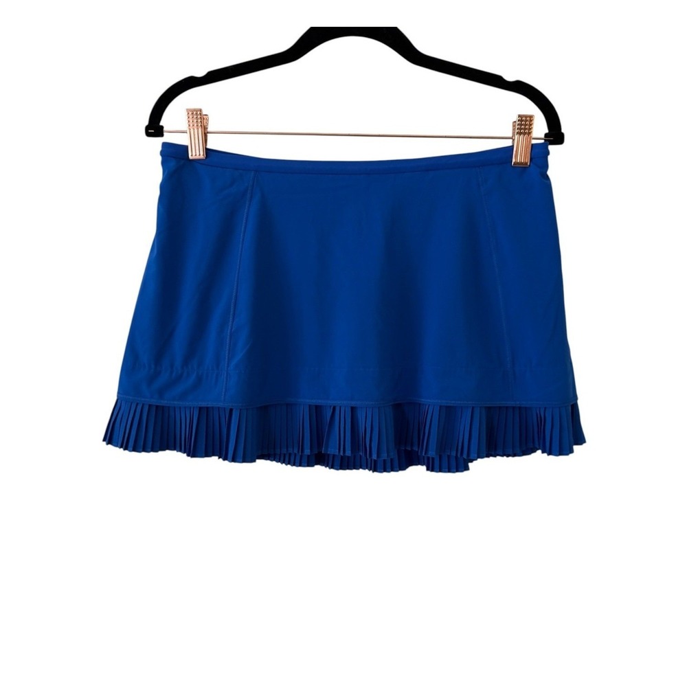 Lululemon City Sky Run By Skirt 8 Royal Harbor Blue Pleated Tennis Athletic